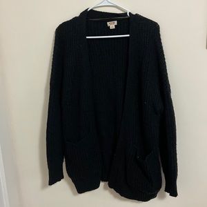 Over sized black cardigan. Small. Mossimo supply co.